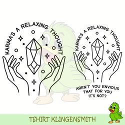 karma is a relaxing thought karma eras midnights boho hand crystal svg clipart vector digital file sublimation print