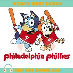 bluey philadelphia phillies baseball