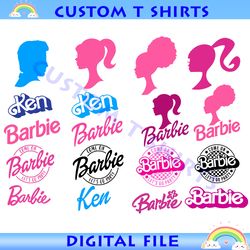 barbie doll svg, barbie 19 svg bundle, doll svg, barbie head svg