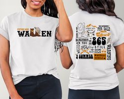 two sided vintage wallen western tshirt, cowgirl country, wallen western t-shirt, retro cowboy wallen t-shirt , trendy t