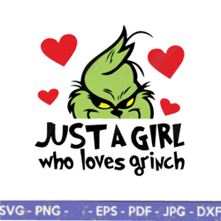 love grinch svg png eps | santa grinch christmas holiday