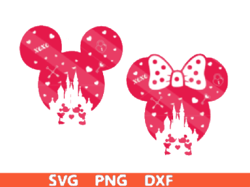 mickey head valentines day svg, mouse valentine's day svg, valentines svg, valentines day svg, bundle mouse valentine