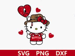 valentine kitty svg png, layered bad bunny sad heart balloon, un san valentin sin ti, kawaii kitty