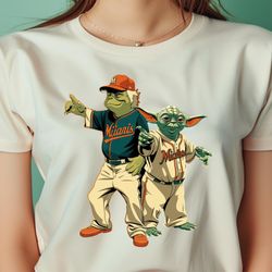 yodas galactic pitch to marlins png, yoda vs miami marlins logo png, yoda vs miami digital png files