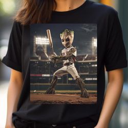 groot vs atlanta braves hitting hardwood png, groot png, atlanta braves digital png files