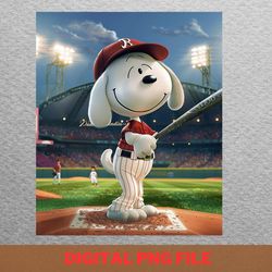 snoopy vs miami marlins fielding fido png, snoopy png, miami marlins digital png files