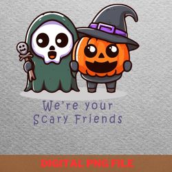 halloween friends thrills png, halloween friends png, grim reaper digital png files
