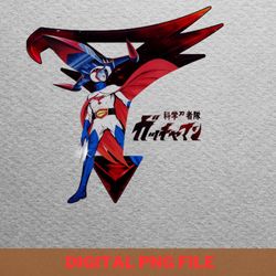 gatchaman courageous tacticians png, gatchaman png, battle of the planets digital png files