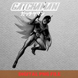 gatchaman relentless heroes png, gatchaman png, battle of the planets digital png files