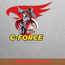 gatchaman visionary innovators png, gatchaman png, battle of the planets digital png files