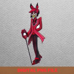 alastor hazbin hotel drawing - helluva boss cool png, helluva boss png, angel dust digital png files