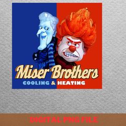heat miser brothers - heat miser fire png, heat miser png, happy christmas digital png files