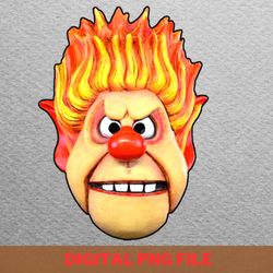 heat miser face - heat miser fury png, heat miser png, happy christmas digital png files