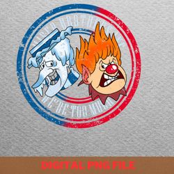 miser brothers - heat miser illuminated png, heat miser png, happy christmas digital png files