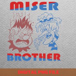miser brothers by abstrack night - heat miser awesome png, heat miser png, happy christmas digital png files