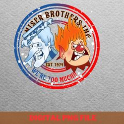 were too much - heat miser evoke png, heat miser png, happy christmas digital png files