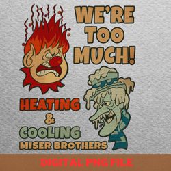 were too much by balonku - heat miser immense png, heat miser png, happy christmas digital png files