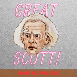 back to the future contemplates png, back to the future png, time travel digital png files