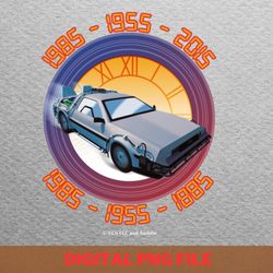 back to the future investigates png, back to the future png, time travel digital png files