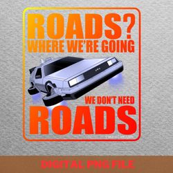 back to the future redirects png, back to the future png, time travel digital png files