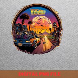 back to the future seeks png, back to the future png, time travel digital png files