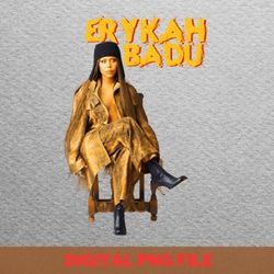 erykah badu artistic influence png, erykah badu png, hip hop digital png files