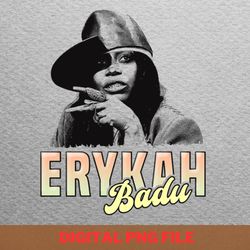 erykah badu soulful melodies png, erykah badu png, hip hop digital png files