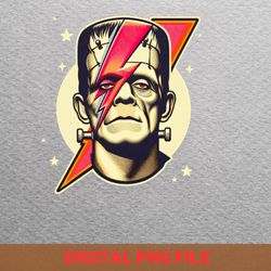 bowie frankenstein - bowie life mars png, david bowie png, pop art digital png files