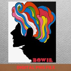 bowie portrait milton - bowie hunky dory png, david bowie png, pop art digital png files