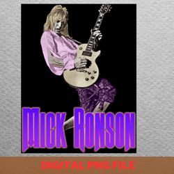 mick ronsonby designs - bowie fat white png, david bowie png, pop art digital png files