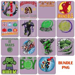 15 hulk png bundle, marvel avengers hulk layered digital file, marvel avengers hulk png bundle digital download