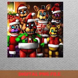 five nights at freddy pizzeria haunt png, best seller png, golden freddy digital png files