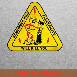 electricity will kill you absolutely png, electricity will kill you png, kilowatt digital png files