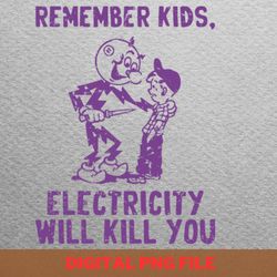 electricity will kill you dauntingly png, electricity will kill you png, kilowatt digital png files