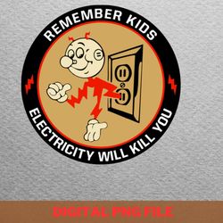 electricity will kill you effectively png, electricity will kill you png, kilowatt digital png files