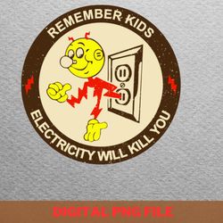 electricity will kill you electrically png, electricity will kill you png, kilowatt digital png files