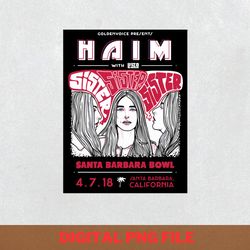 haim band collaborations png, haim band png, something to tell you digital png files