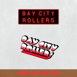 bay city rollers style png, bay city rollers png, 70s rock digital png files