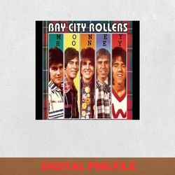 bay city rollers tour png, bay city rollers png, 70s rock digital png files