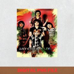 bay city rollers glam png, bay city rollers png, 70s rock digital png files
