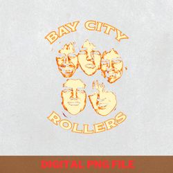 bay city rollers revival png, bay city rollers png, 70s rock digital png files