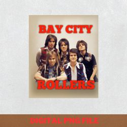 bay city rollers breakup png, bay city rollers png, 70s rock digital png files