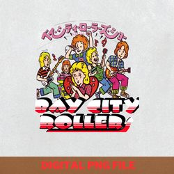 bay city rollers seventies png, bay city rollers png, 70s rock digital png files