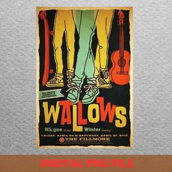 wallows band band challenges png, wallows band png, indie aesthetic digital png files