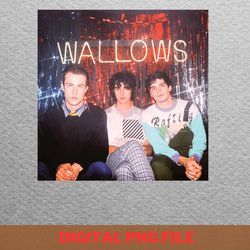 wallows band personal growth png, wallows band png, indie aesthetic digital png files