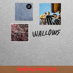 wallows band private shows png, wallows band png, indie aesthetic digital png files