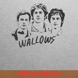 wallows band signature sound png, wallows band png, indie aesthetic digital png files