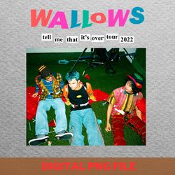 wallows band song meanings png, wallows band png, indie aesthetic digital png files