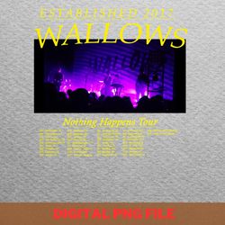 wallows band streaming success png, wallows band png, indie aesthetic digital png files