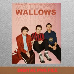 wallows band tour support png, wallows band png, indie aesthetic digital png files